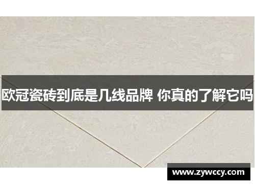 欧冠瓷砖到底是几线品牌 你真的了解它吗